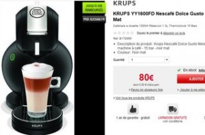 Nescafe Dolce Gusto KRUPS 40 euros