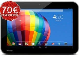 ODR : 70 euros remboursés sur la tablette Toshiba Excite Pure