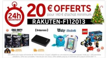 Code promo 20 euros pour 140 euros d’achats sur PriceMinister aujourd’hui seulement