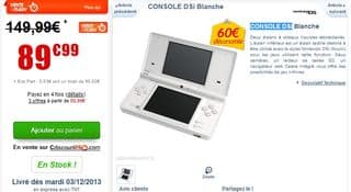 console Nintendo DSi  89 euros