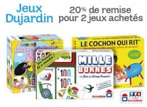 jeux Dujardin pas chers - code promo