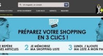 Préparez les Jules Days ce soir (début demain) des dizaines d’articles à moins 50%