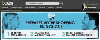 Préparez les Jules Days ce soir (début demain) des dizaines d’articles à moins 50%