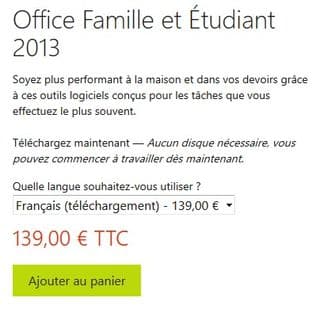 office sur Microsoft Store