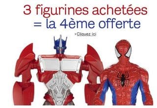 offre 1 figurine Hasbro offerte pour 3 achetes