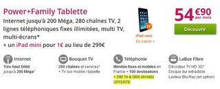 offre Numéricâble / Tablette iPad Mini à 1 euro.