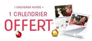 1 calendrier photo offert