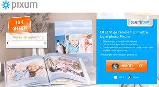 10 euros offerts sur un livre photo (dès 10 euros d’achats) chez Pixum