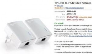 Adaptateurs CPL Nano 500 Mbps TP-LINK a seulement 27 euros