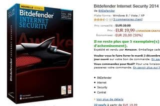 Bitdefender Total Security 2014 pas cher