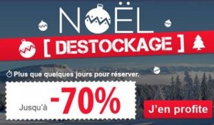 Déstockage de NOËL Jusqu'à -70% de remise sur la location 7 nuits