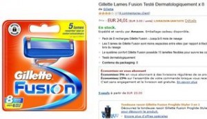 Gillette Lames Fusion x 8