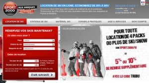 Location de ski en ligne SPORT2000