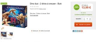 Moins de 14 euros Dino Duo Buki (dinosaures à déterrer) 