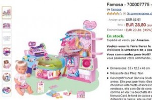 Moitie prix la Poupee et Boutique Nenuco Famosa