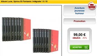 SPIROU ET FANTASIO vente flash INTEGRAL