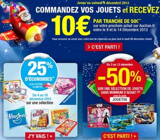 auchan code promo jouet