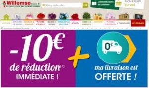 Willemse : 10 euros offerts des 40 euros d’achats