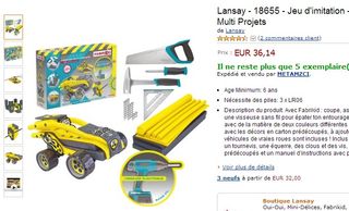 Coffret Fabrikid Visseuse Multi Projets Lansay moins cher