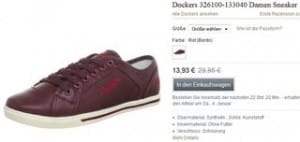 Moins de 14 euros les baskets Dockers femmes