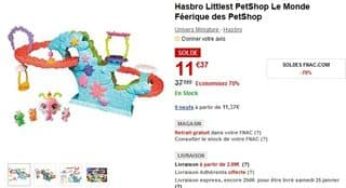Le Monde Féerique des PetShop Hasbro à moins de 12 euros au lieu du double