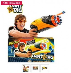 Pistolet Dart Tag SpeedSwarm NERF à 12,90 euros