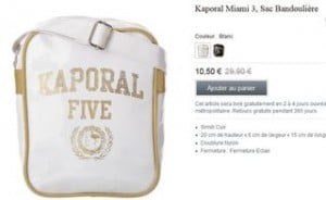 Sac bandouliere Kaporal en soldes