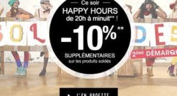 Soldes 2014 La Halle : 10% supplémentaire de 20h à minuit