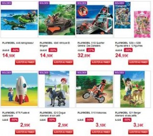 Soldes Auchan : Playmobil à moitié prix