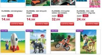 Soldes Auchan : Playmobil à moitié prix