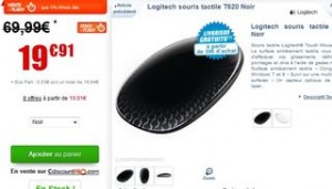 Soldes Souris Tactile Logitech T620