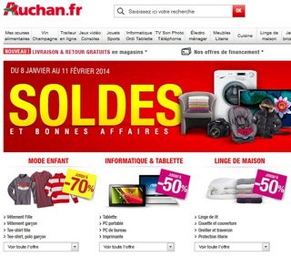 Soldes hiver Auchan