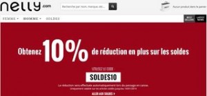 Soldes hiver Nelly 2014 code promo
