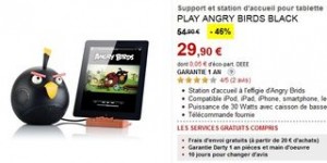 Station accueil Angry Birds en soldes