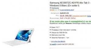 Tablette Samsung Ativ Tab 3 en soldes