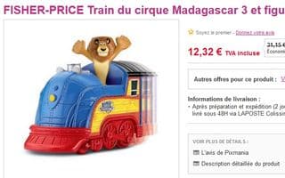 Train du Cirque Madagascar 3