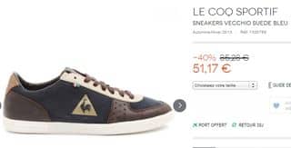 baskette coq sportif