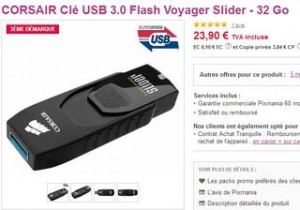 cle USB 3.0 32Go Corsair au plus bas prix