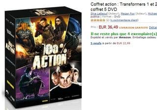 coffret 5 DVD Transformers Star Trek  GIJoe Watchmen