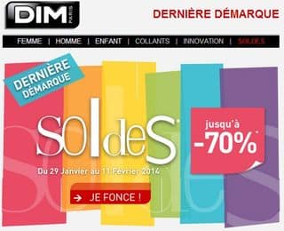 Dernière démarque Dim ! Jusqu’à moins 70% / Livraison gratuite