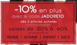 Soldes Javari : 10% supplémentaire jusqu’à demain soir dès 2 articles 