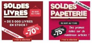 soldes deuxieme demarque Decitre