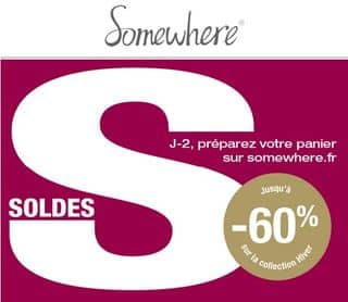 soldes hiver 2014 Somewhere preparation soldes