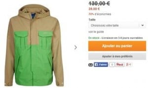 veste Adidas Originals pour moins de 40 euros