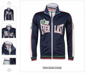 veste Everlast a moins de 11 euros