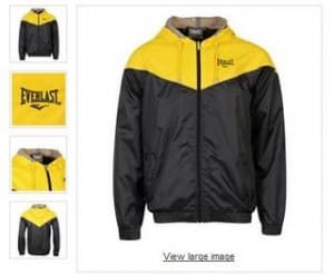 veste Everlast a moins de 12 euros.