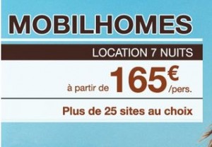 165 euros la semaine 7 nuits Carrefour Voyages