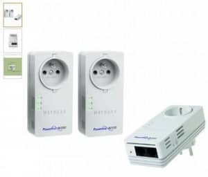 3 Adaptateurs CPL 500 mbps avec prise Netgear  pas cher