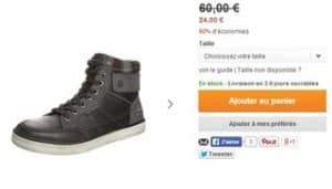 Baskets montantes Tom Tailor a 24 euros SOLDES