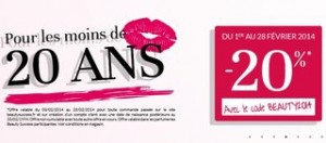 Beauty Success moins de 20 pourcent pour les mons de 20 ans